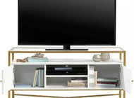 Glossy Master Bedroom TV Cabinet Adjustable Luxury Modern Living Room Furniture OEM